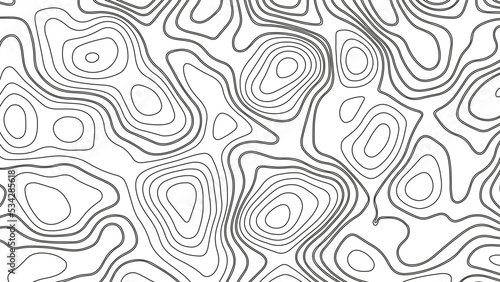 White wave paper curved reliefs abstract background, Abstract topographic contours map background. Geographic mountain relief. Abstract lines background. Contour maps. Business concept