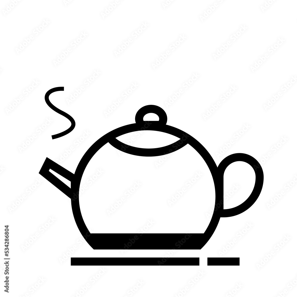 Obraz premium black and white icon from 12pcs coffee shop collection 7