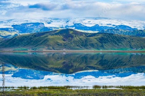 Landscape near Dyrh  laey  Iceland 