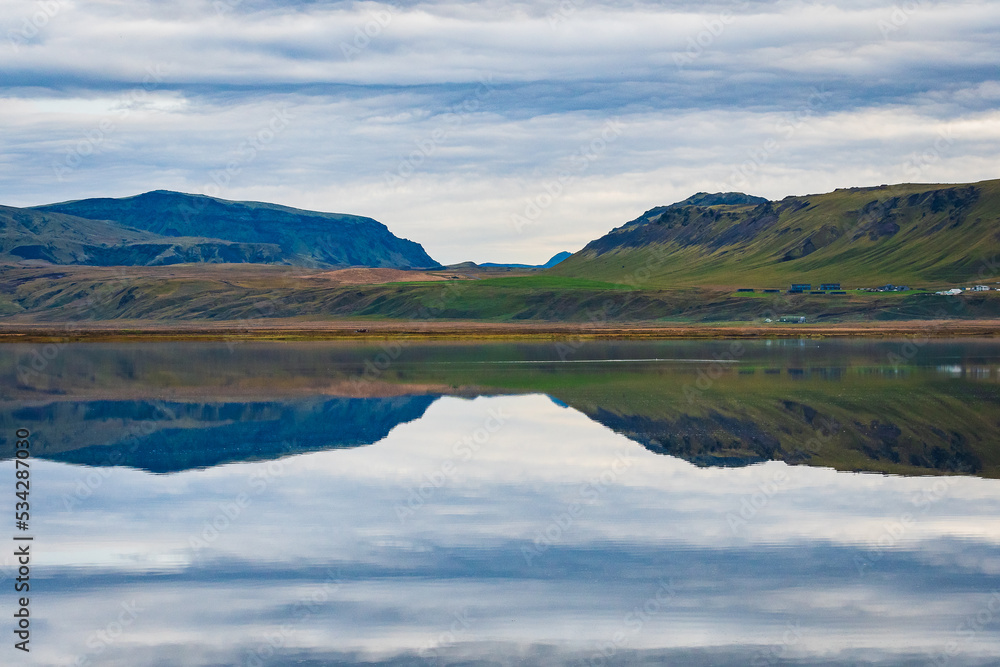 Landscape near Dyrhólaey (Iceland)