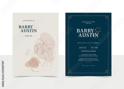 Foto Lucille wedding invitation