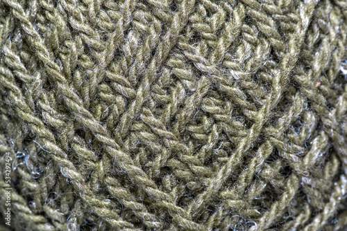Threads for sewing and knitting close-up
