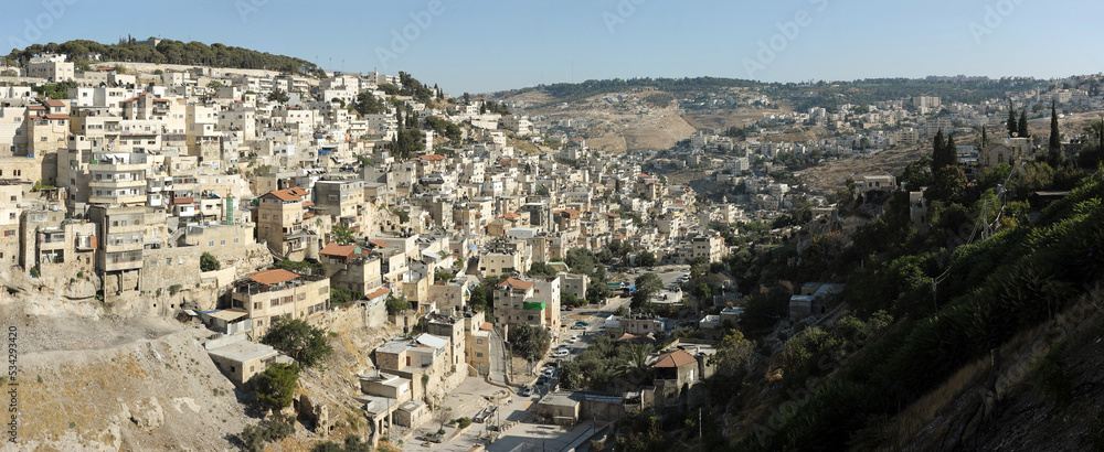 Fotografie Panorama of Jerusalem
