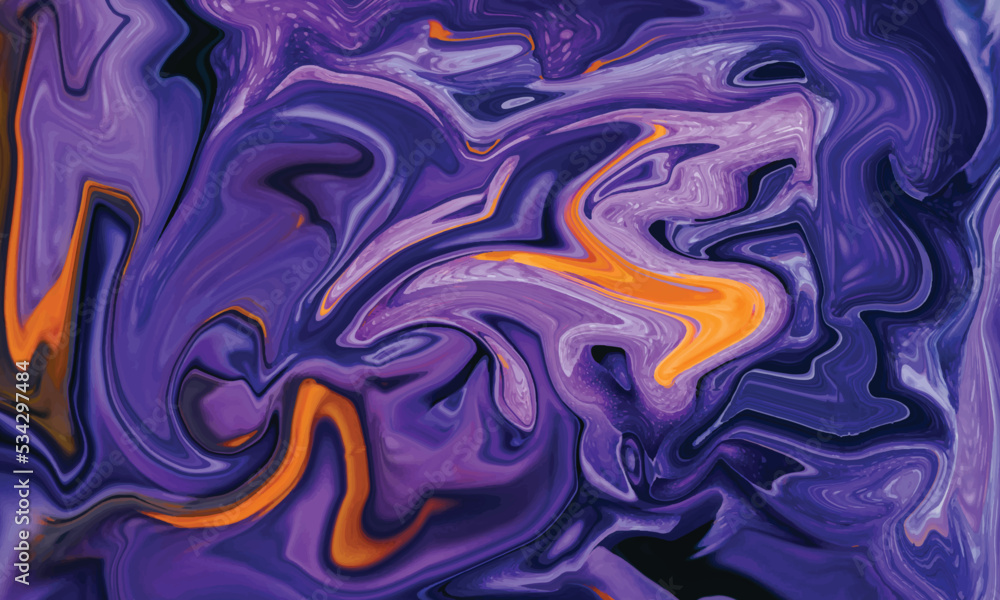 Obraz premium Abstract liquid marble texture background illustration