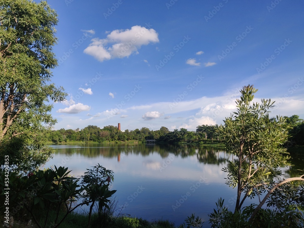 Reflection on a lake