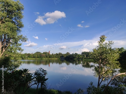 Reflection on a lake