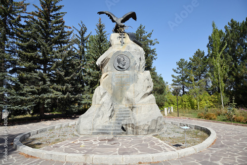 Monument to Przhevalsky. Kyrgyzstan photo