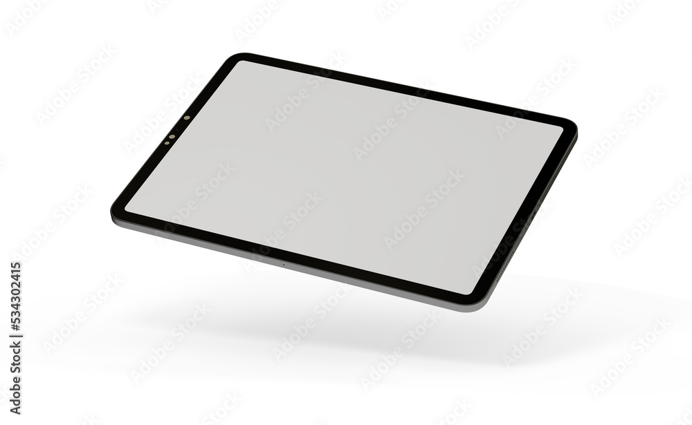 Tablet pc computer with blank screen 3d Tablet pc computer with blank screen 3d