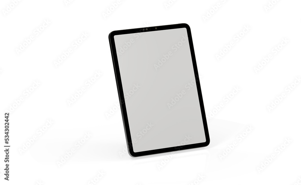 Tablet pc computer with blank screen 3d Tablet pc computer with blank screen 3d