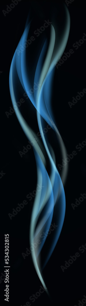 Naklejka premium Chama abstrata para decoração em amplitude vertical 