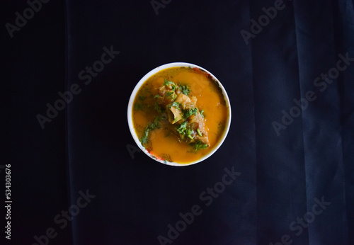 Beef/Mutton Nehari. Beef Bone soup. photo
