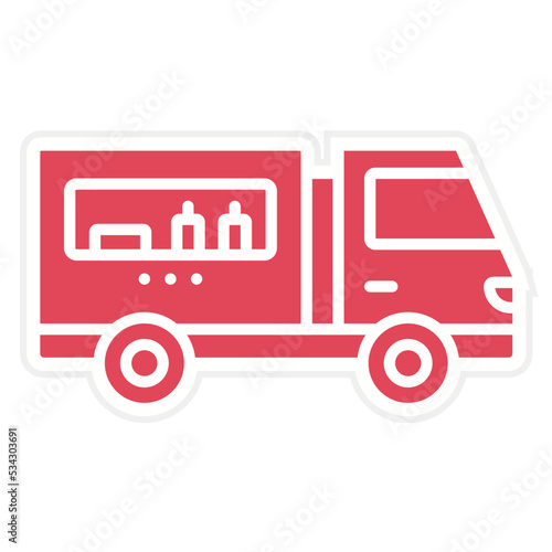 Food Truck Icon Style