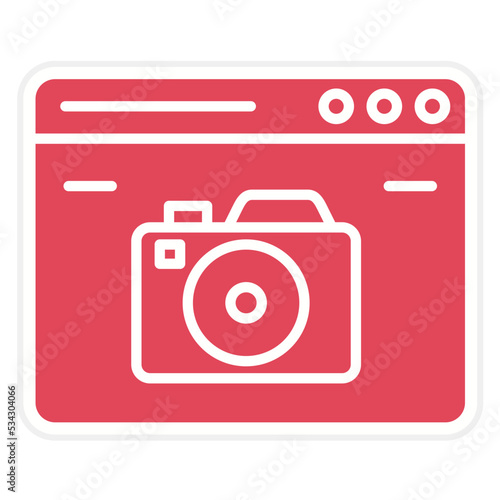 Camera Website Icon Style