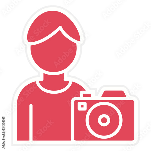 Cameraman Icon Style