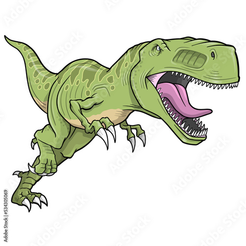 Fototapeta Naklejka Na Ścianę i Meble -  Tyrannosaurus Rex Dinosaur PNG transparent backgrounds