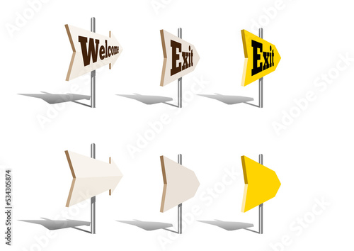 Arrow pointers PNG illustration with transparent background