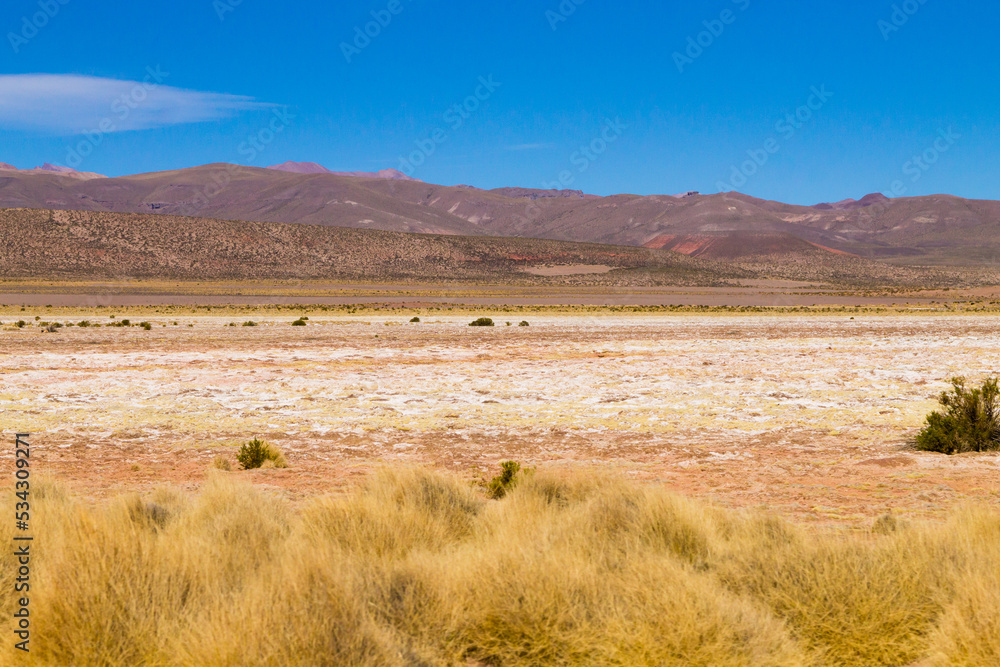 Obraz premium Bolivian mountains landscape,Bolivia