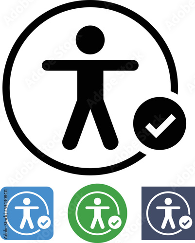 Web Accessibility Inclusive Compliance Icon
