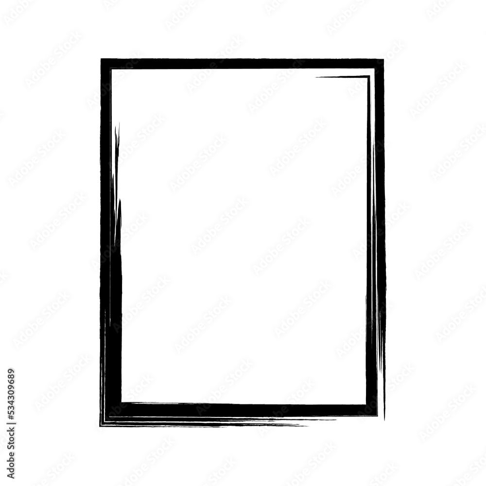 Grunge brush frame.Halloween theme. On a white background. Grunge brush frame.Halloween theme. On a white background.
