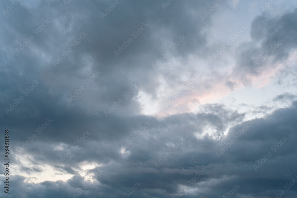 Clouds in the blue sky. Sky pattern