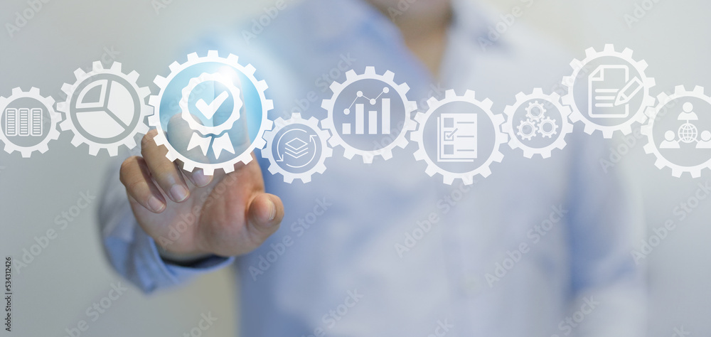 Concept of Quality management with QA (assurance), QC (control) and improvement. Standardisation and certification concept. Compliance to regulations and standards. Concept with manager or auditor. Concept of Quality management with QA (assurance), QC (control) and improvement. Standardisation and certification concept. Compliance to regulations and standards. Concept with manager or auditor.