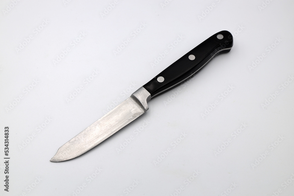 Kitchen knife on white background Kitchen knife on white background