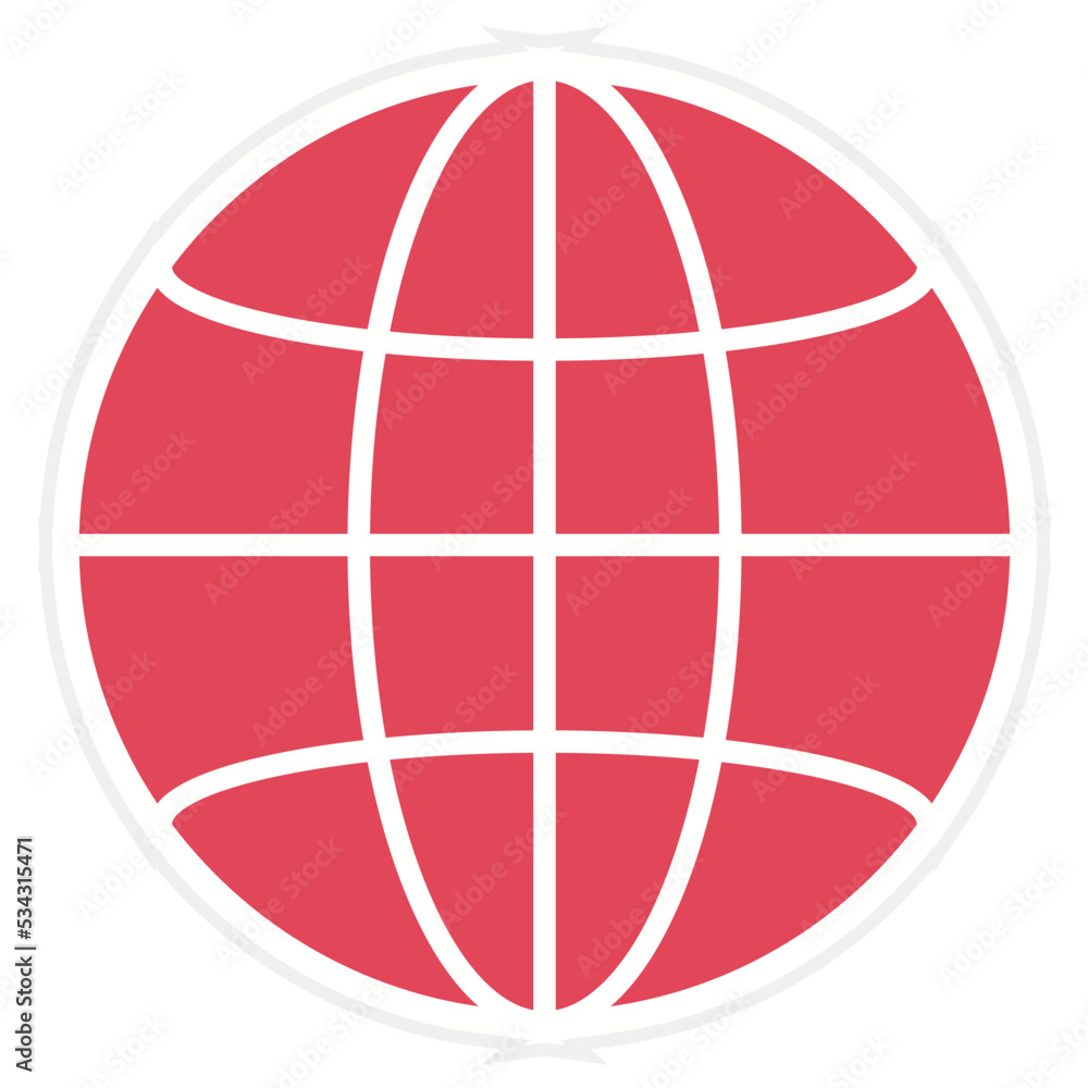 Obraz premium Globe Icon Style