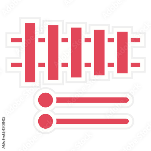 Xylophone Icon Style