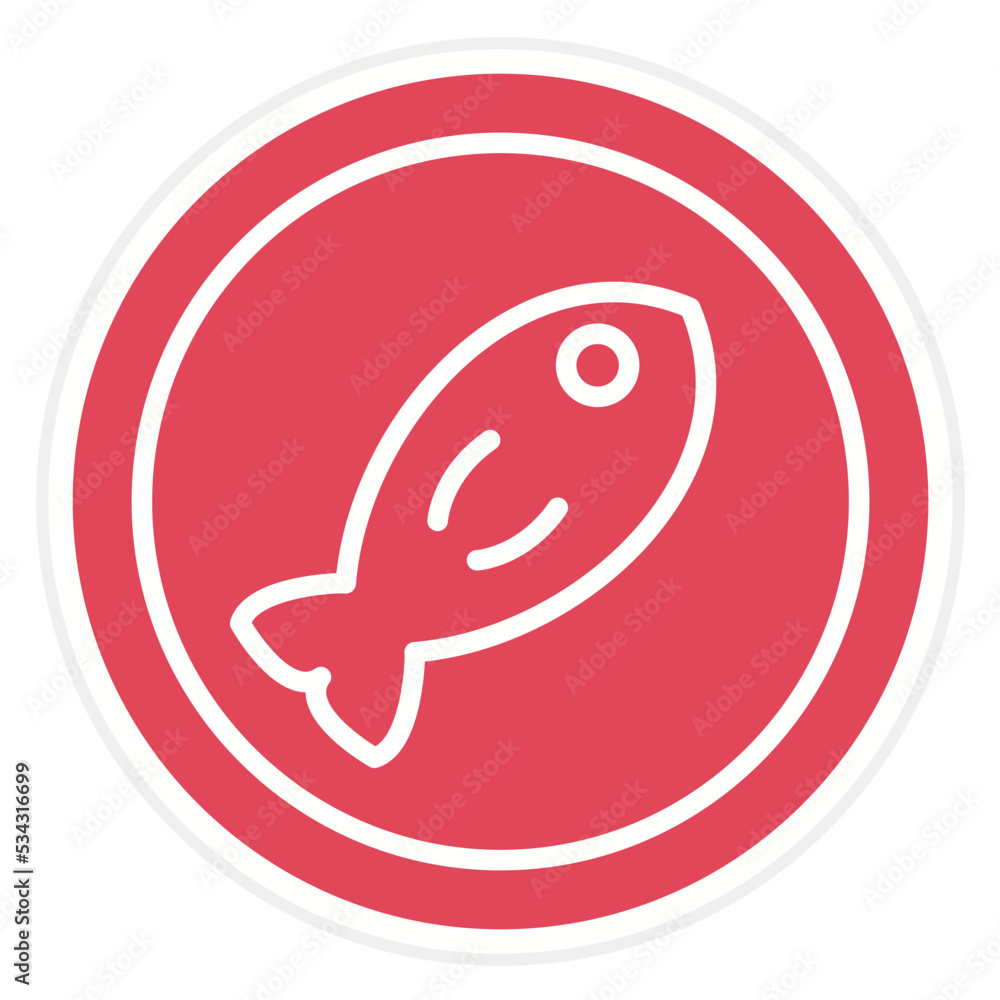 Fish Icon Style Fish Icon Style