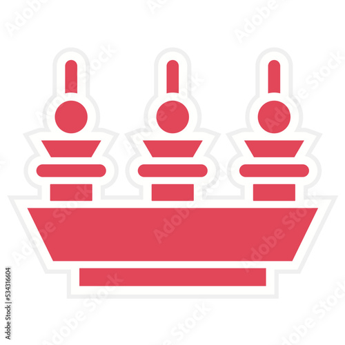 Appetizer Icon Style