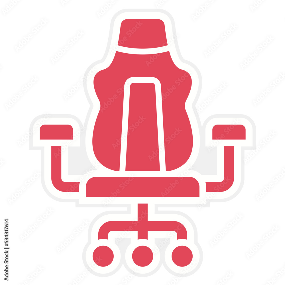 Gaming Chair Icon Style Gaming Chair Icon Style