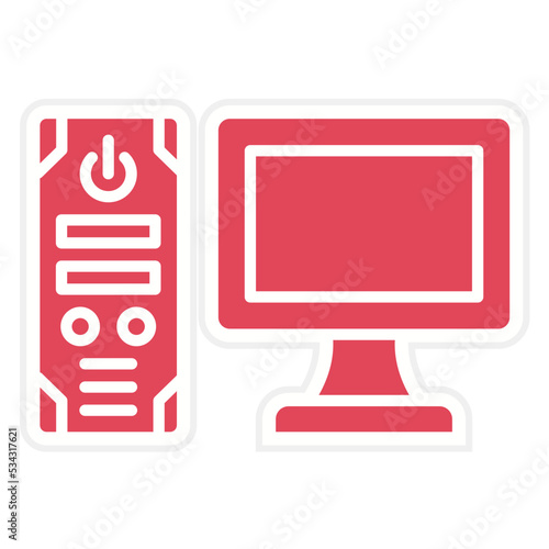 Gaming Pc Icon Style