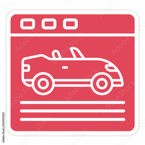 Racing Game Icon Style