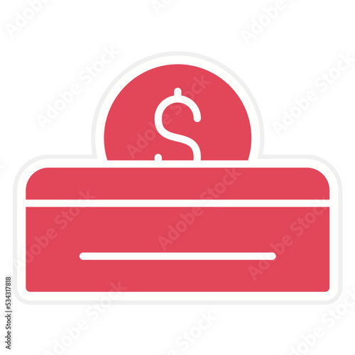 Donation Based Crowdfunding Icon Style