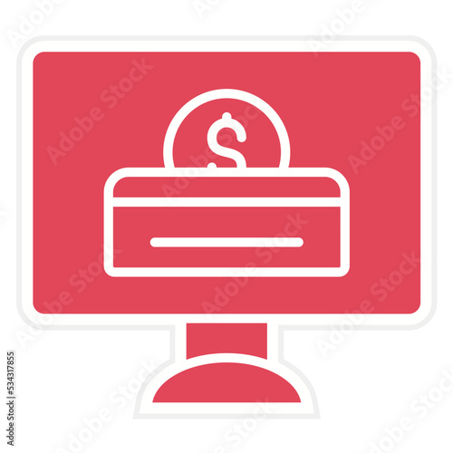 Online Donation Icon Style