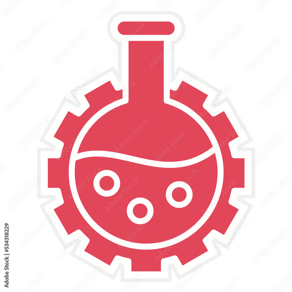 Obraz premium Bioengineering Icon Style