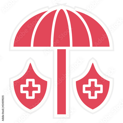 Health Insurance Icon Style