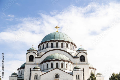 saint sava temple in belgrade serbia