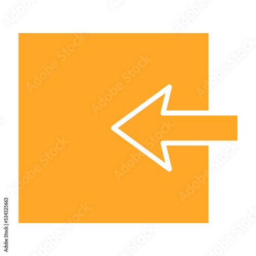 Login Multicolor Glyph Icon