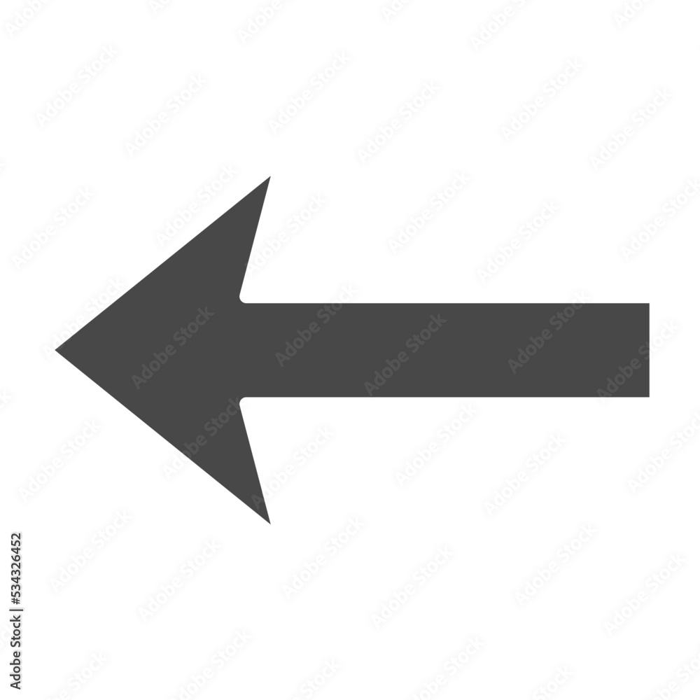 Left Greyscale Glyph Icon Left Greyscale Glyph Icon