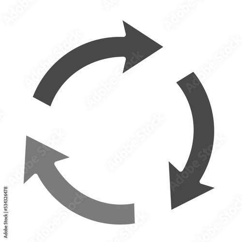 Repeat Greyscale Glyph Icon