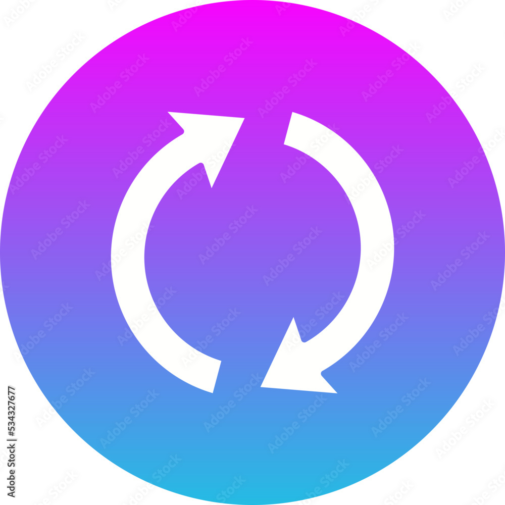Circular Gradient Circle Glyph Inverted Icon Circular Gradient Circle Glyph Inverted Icon