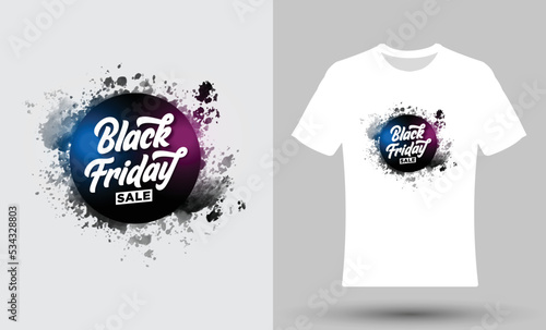 Black Friday sale t shirt abstract grunge background