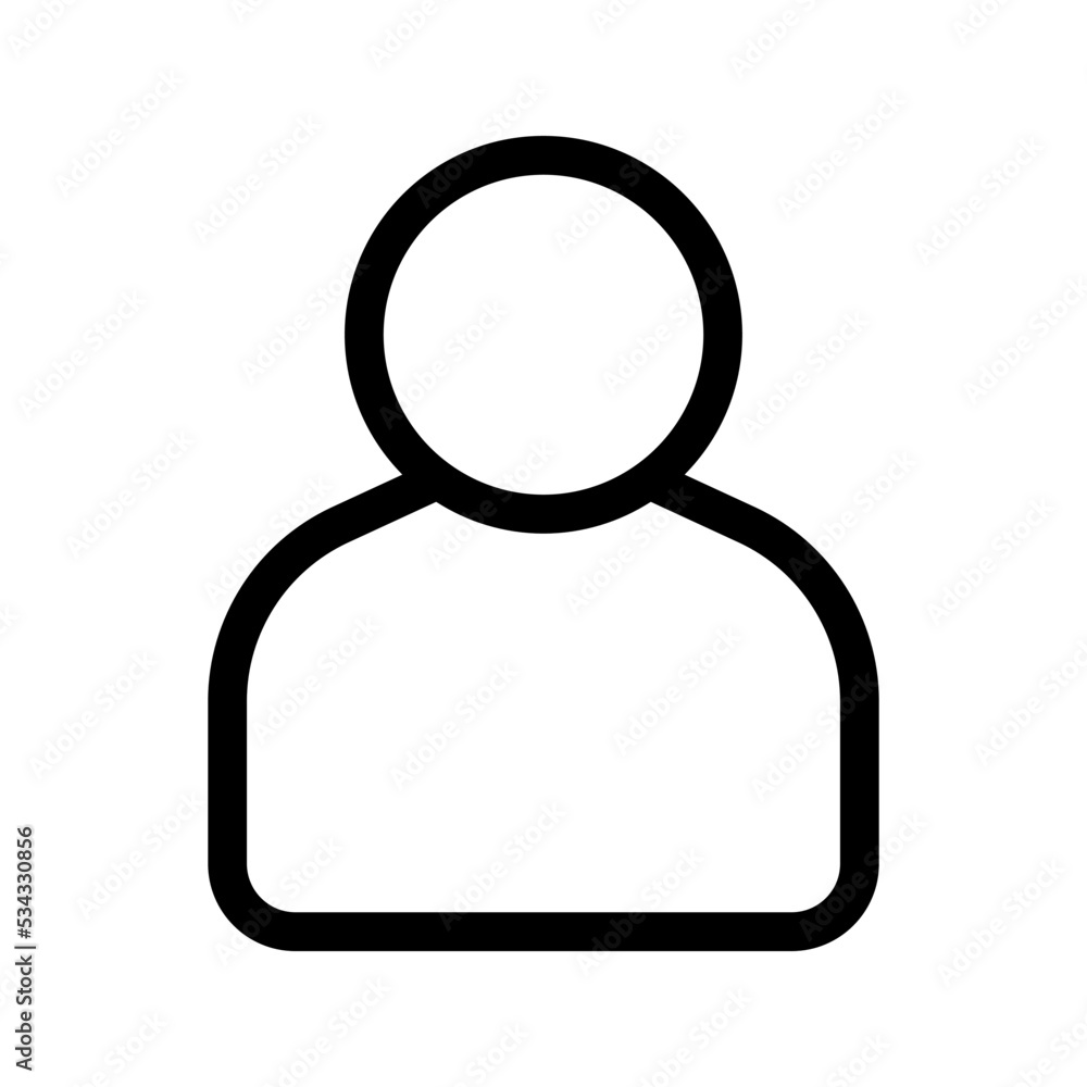 User icon. profile sign. vector illustration User icon. profile sign. vector illustration
