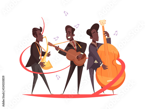 Jazz Band Illustration