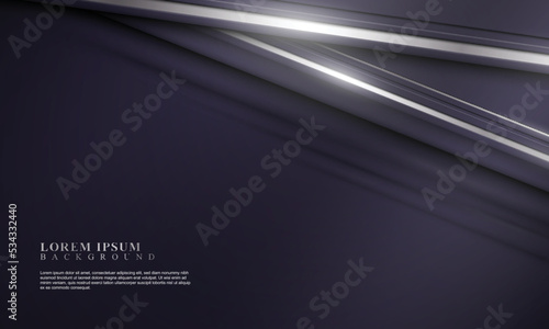 Dark luxury with shinning white metallic background.