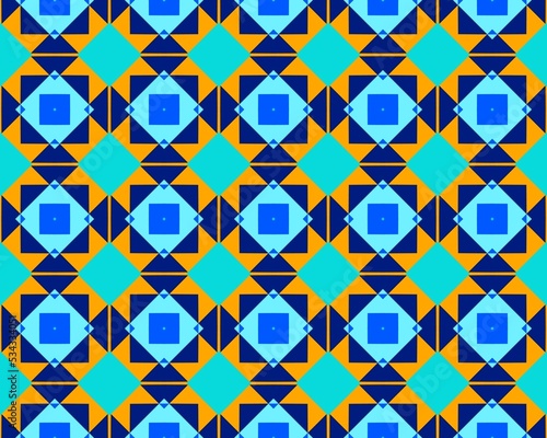 Oriental ethnic seamless repeatable pattern traditional geometric lines stripes background Design