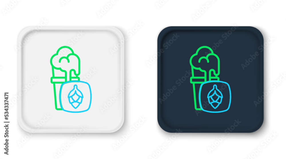 Line Glass of beer icon isolated on white background. Colorful outline concept. Vector Line Glass of beer icon isolated on white background. Colorful outline concept. Vector