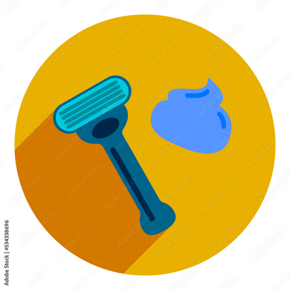 gel razor. flat icon with shadow, razor logo with hangar. web browser icon. logo for avatars. gel razor. flat icon with shadow, razor logo with hangar. web browser icon. logo for avatars.