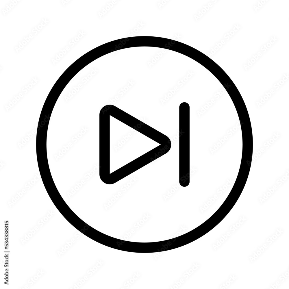Next icon. Flat design style for music player. vector illustration Next icon. Flat design style for music player. vector illustration